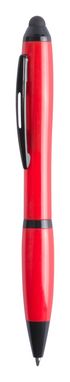 Ручка-стилус шариковая Lombys, цвет красный - AP741526-05- Фото №1
