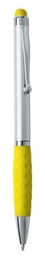 Ручка-стилус кулькова Sagursilver, колір жовтий - AP741529-02- Фото №1