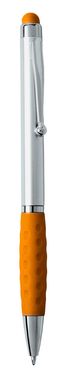 Ручка-стилус шариковая Sagursilver, цвет оранжевый - AP741529-03- Фото №1