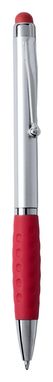 Ручка-стилус шариковая Sagursilver, цвет красный - AP741529-05- Фото №1