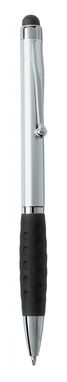 Ручка-стилус шариковая Sagursilver, цвет черный - AP741529-10- Фото №1