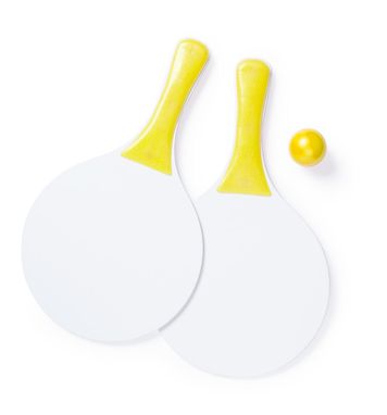 Набір для пляжного тенісу Cupsol, колір жовтий - AP741663-02- Фото №1