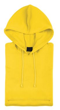 Толстовка с капюшоном Theon, цвет желтый  размер S - AP741684-02_S- Фото №1