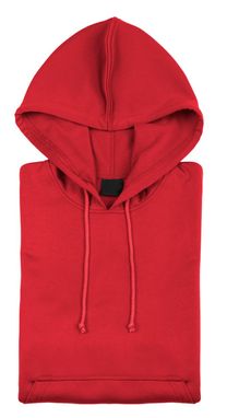Толстовка с капюшоном Theon, цвет красный  размер L - AP741684-05_L- Фото №1