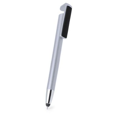 Ручка-стилус шариковая Finex, цвет серебристый - AP741969-21- Фото №1
