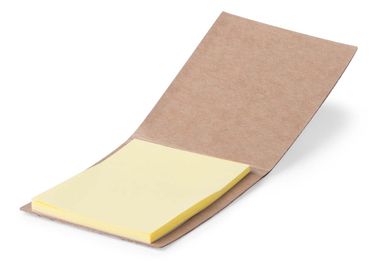 Блокнот с самоклеющимися листами Telson, цвет бежевый - AP741981- Фото №2