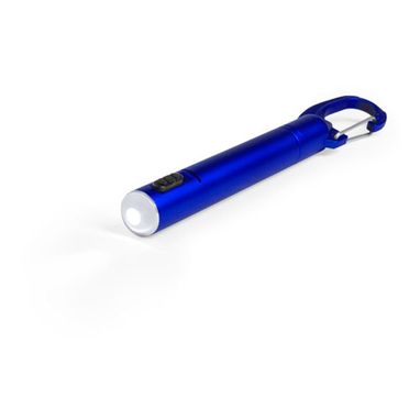 Ліхтарик з карабіном Krujer, колір синій - AP781000-06- Фото №1