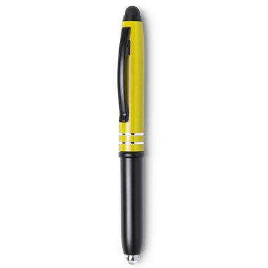 Ручка-стилус кулькова Corlem, колір жовтий - AP781180-02- Фото №1