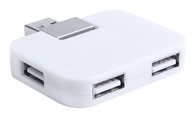 Хаб USB Glorik, колір білий - AP781609-01- Фото №1