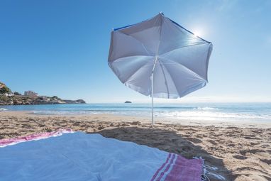 Зонт пляжный Sandok, цвет синий - AP781658-06- Фото №4