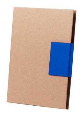 Блокнот с самоклесамоклеящимися листами Ganok, цвет синий - AP781781-06- Фото №1