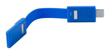 Брелок-зарядный кабель USB Holnier, цвет синий - AP781847-06- Фото №3