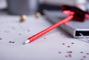 Ручка шариковая Lodinex, цвет красный - AP781990-05- Фото №4