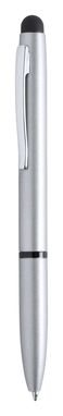 Ручка шариковая Lintal, цвет серебристый - AP781991-21- Фото №2