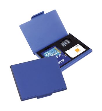 Чехол для карт памяти Digit, цвет синий - AP791035-06- Фото №1