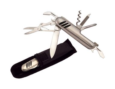 Нож карманный многофункциональный Kolmi, цвет серебристый - AP791138- Фото №1
