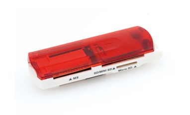 Зчитувач карт пам'яті Dira, колір червоний - AP791282-05- Фото №1