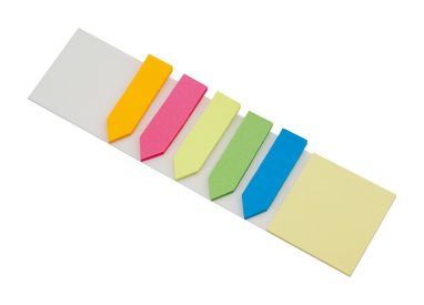 Блокнот с самоклеящимися листами Nolar, цвет многоцветный - AP791312- Фото №1
