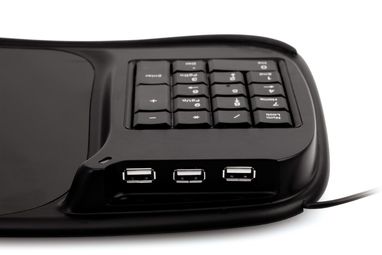 Килимок для миші-клавіатура Negu, колір чорний - AP791404- Фото №2