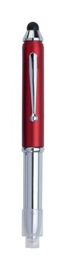 Ручка-стилус кулькова Latro, колір червоний - AP791812-05- Фото №1