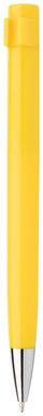 Ручка шариковая CreaClip, цвет желтый - AP809518-02- Фото №2