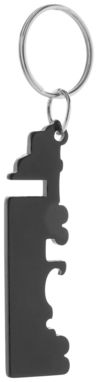 Брелок-открывалка Peterby, цвет черный - AP809548-10- Фото №1