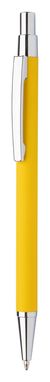 Ручка кулькова Chromy, колір жовтий - AP845173-02- Фото №1