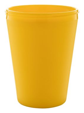 Термокружка индивидуальная CreaCup Mini, с крышкой, цвет желтый - AP892007-02_A- Фото №1