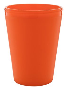Термокружка індивідуальна CreaCup Mini, з кришкою, колір помаранчевий - AP892007-03_A- Фото №1
