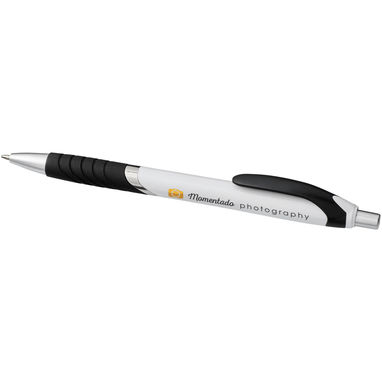 Ручка шариковая Turbo, цвет белый, сплошной черный - 10736100- Фото №2
