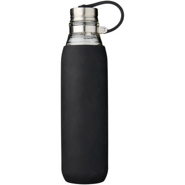Пляшка спортивна Oasis , колір суцільний чорний - 10059100- Фото №4