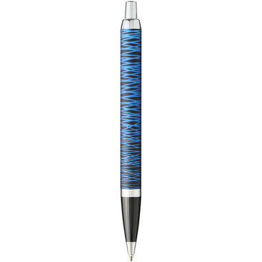 Ручка шариковая Parker IM, специальный выпуск, цвет сплошной черный, ярко-синий - 10738700- Фото №5