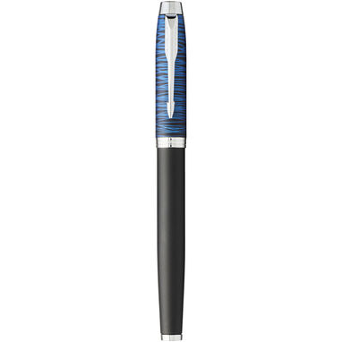 Ручка-ролер Parker IM, колір суцільний чорний, яскраво-синій - 10738800- Фото №4