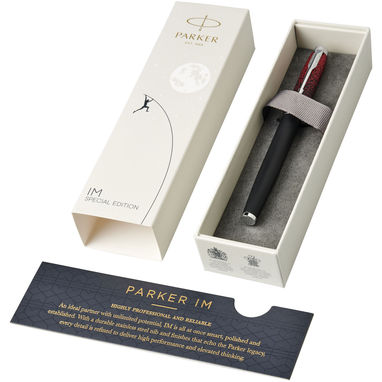 Ручка Parker IM Luxe, цвет сплошной черный, красный - 10738901- Фото №1