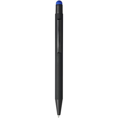 Ручка-стилус кулькова Dax, колір суцільний чорний, яскраво-синій - 10741701- Фото №1