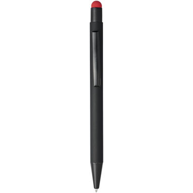 Ручка-стилус кулькова Dax, колір суцільний чорний, червоний - 10741702- Фото №1