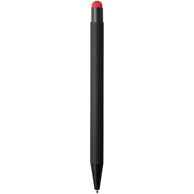 Ручка-стилус шариковая Dax, цвет сплошной черный, красный - 10741702- Фото №3