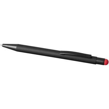 Ручка-стилус шариковая Dax, цвет сплошной черный, красный - 10741702- Фото №4