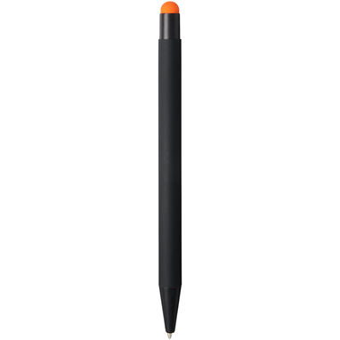 Ручка-стилус кулькова Dax, колір суцільний чорний, помаранчевий - 10741704- Фото №3