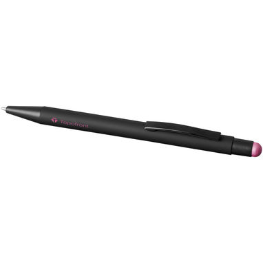 Ручка-стилус кулькова Dax, колір суцільний чорний, рожевий - 10741705- Фото №2