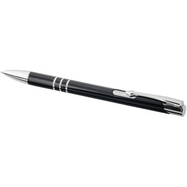 Ручка кулькова Moneta , колір суцільний чорний, сріблястий - 10741800- Фото №4