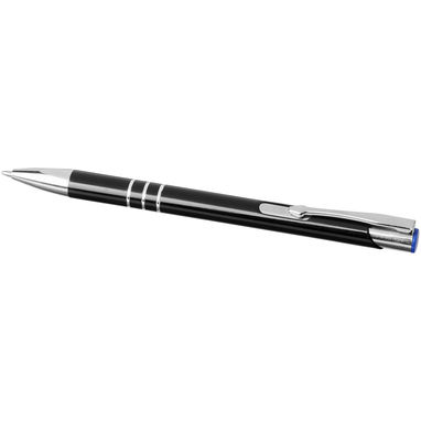 Ручка шариковая Moneta , цвет сплошной черный, ярко-синий - 10741801- Фото №4