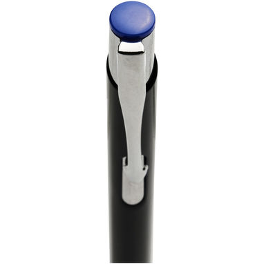 Ручка шариковая Moneta , цвет сплошной черный, ярко-синий - 10741801- Фото №5