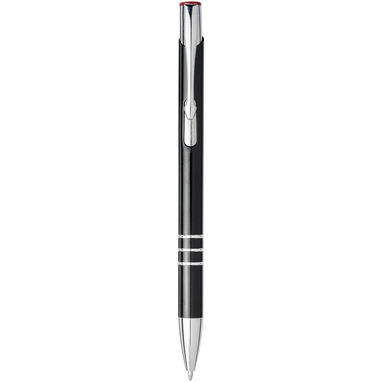 Ручка шариковая Moneta , цвет сплошной черный, красный - 10741802- Фото №1