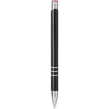 Ручка шариковая Moneta , цвет сплошной черный, красный - 10741802- Фото №3