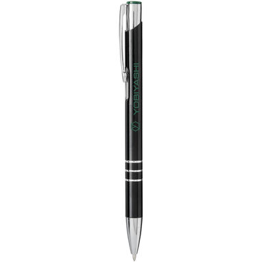 Ручка шариковая Moneta , цвет сплошной черный, светло-зеленый - 10741803- Фото №2