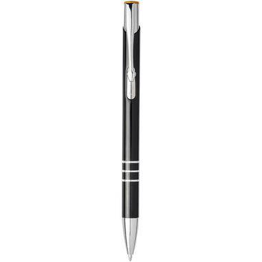 Ручка шариковая Moneta , цвет сплошной черный, оранжевый - 10741804- Фото №1