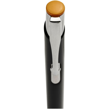 Ручка шариковая Moneta , цвет сплошной черный, оранжевый - 10741804- Фото №5