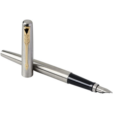 Ручка пір'яна Jotter, колір сталевий, золотистий - 10742001- Фото №7