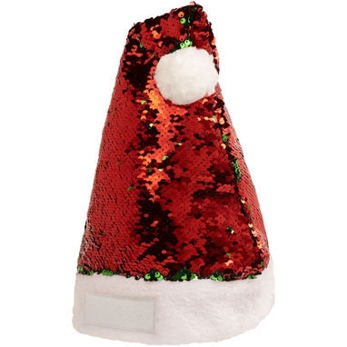 Шапка рождественская Sequins, цвет красный, зеленый - 11295500- Фото №1